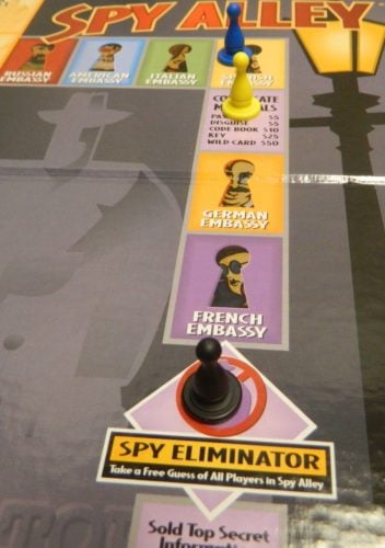 Spy Alley Board Game 2013 REPLACEMENT Parts Pieces Score Pegs Cards Money 