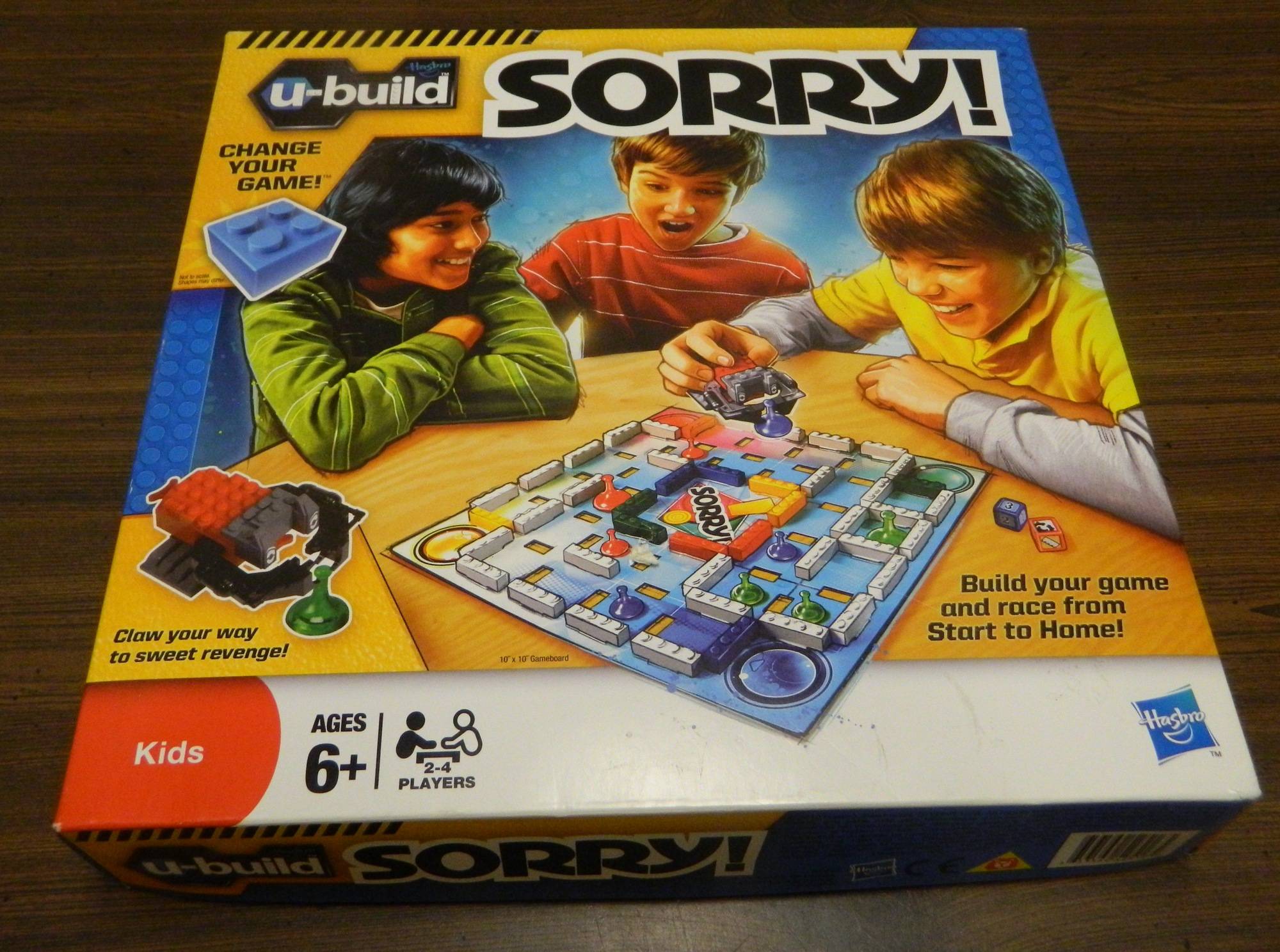 U-Build Sorry Board Game Review and Rules