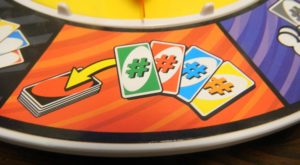 Discard Number Spot in UNO Spin