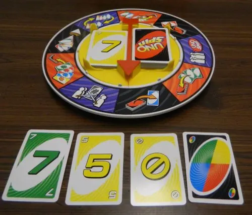 Playing Cards in UNO Spin