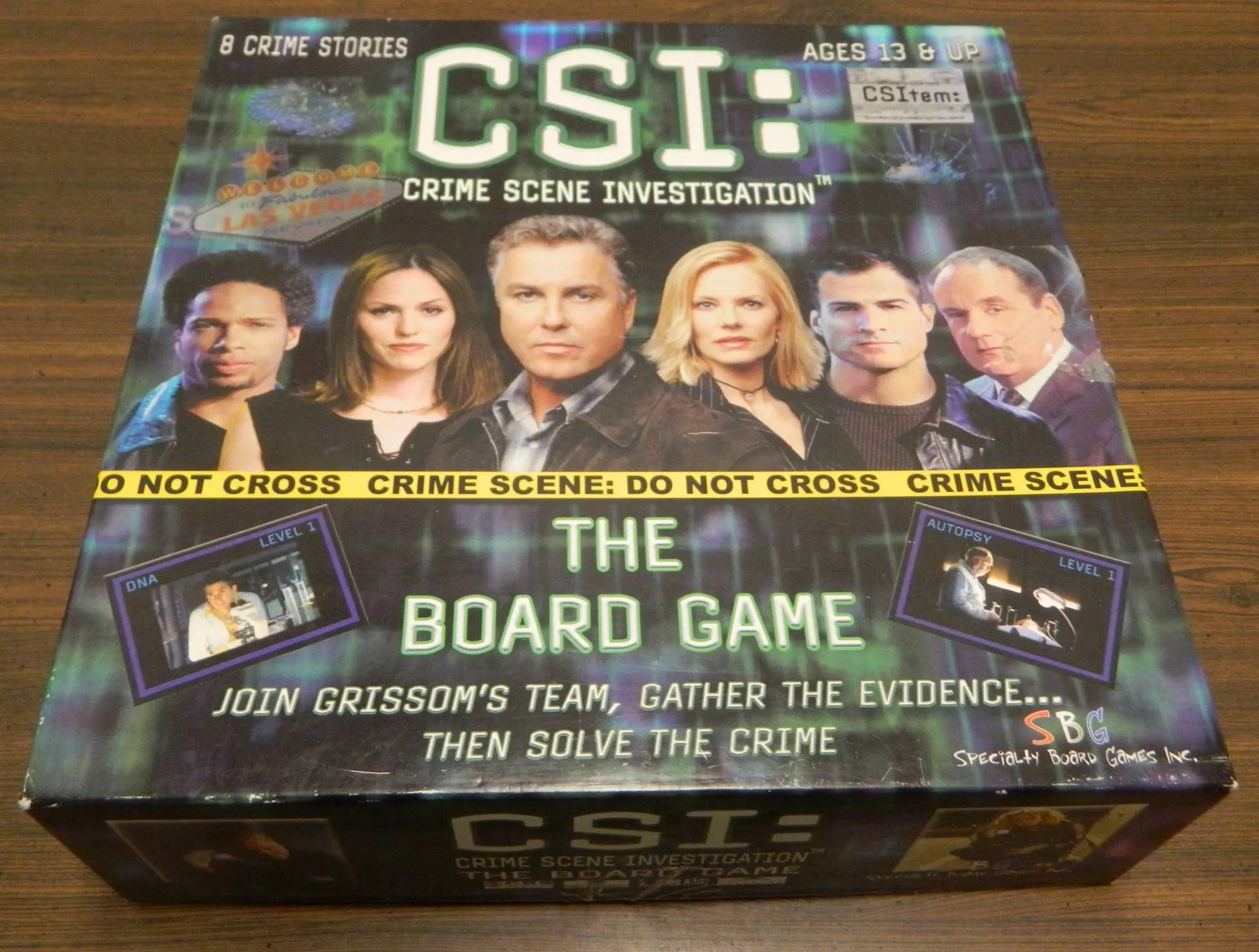 Box for CSI Board Game