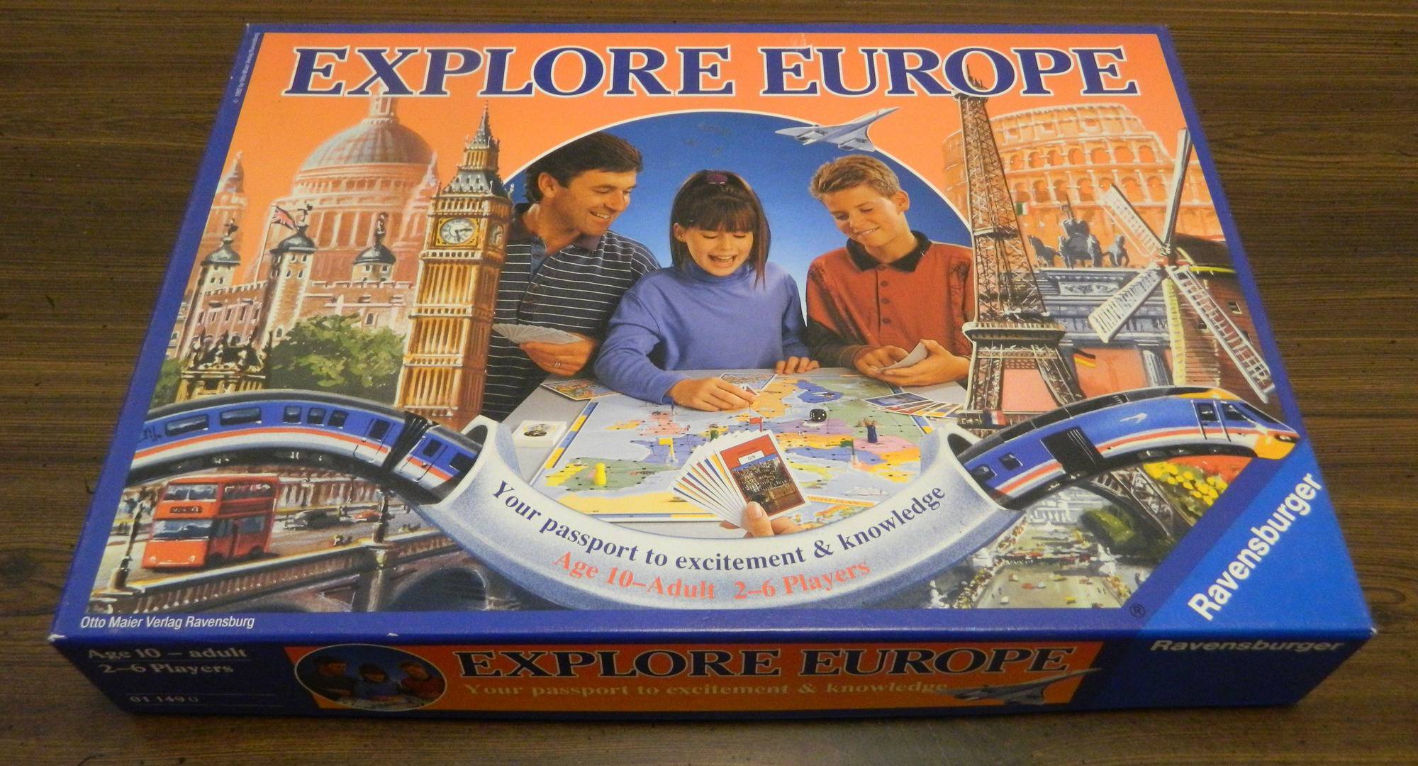 Explore Europe Board Game Review and Rules