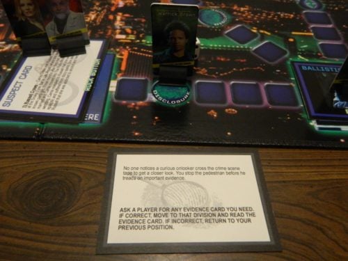 Disclosure Card in CSI Board Game