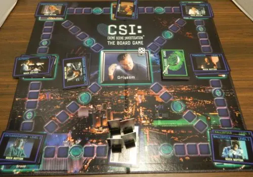 Setup for the CSI Board Game