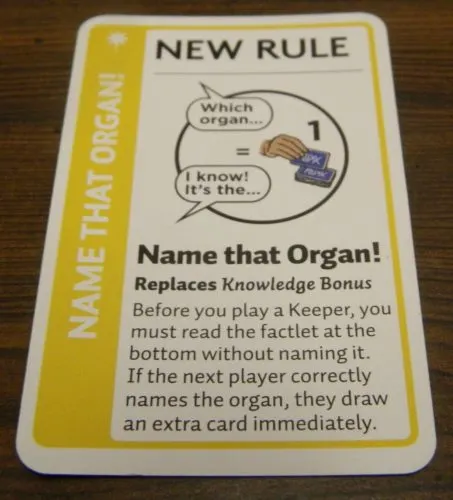 Rule Card in Anatomy Fluxx