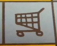 Shopping Cart Symbol Blue Light Special
