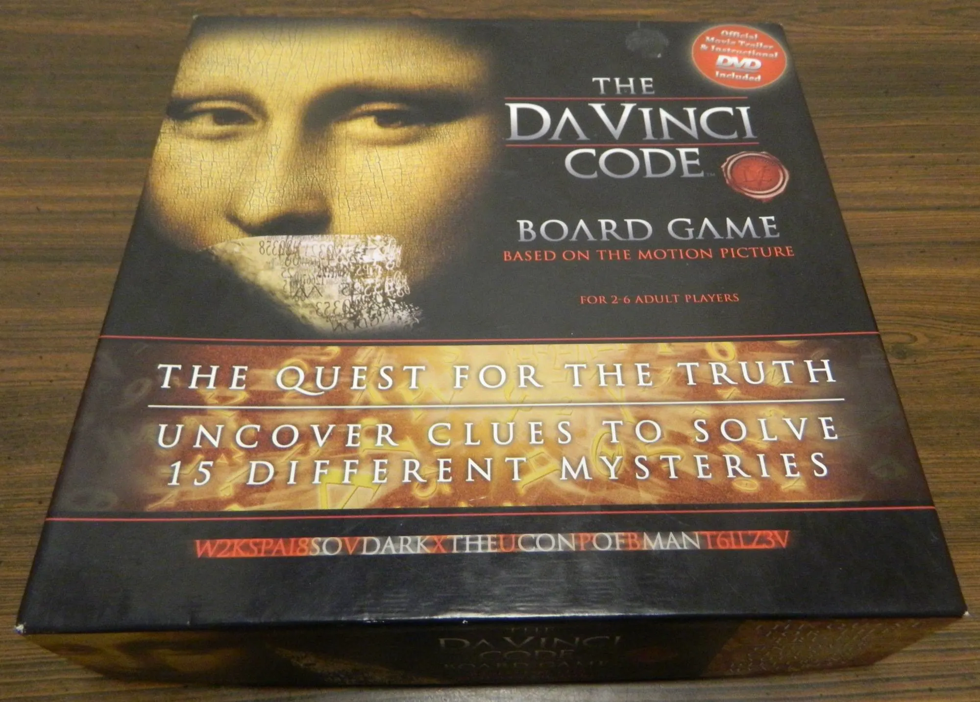 Box for The Da Vinci Code Board Game