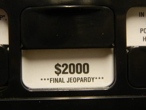 Final Jeopardy in ESPN Jeopardy