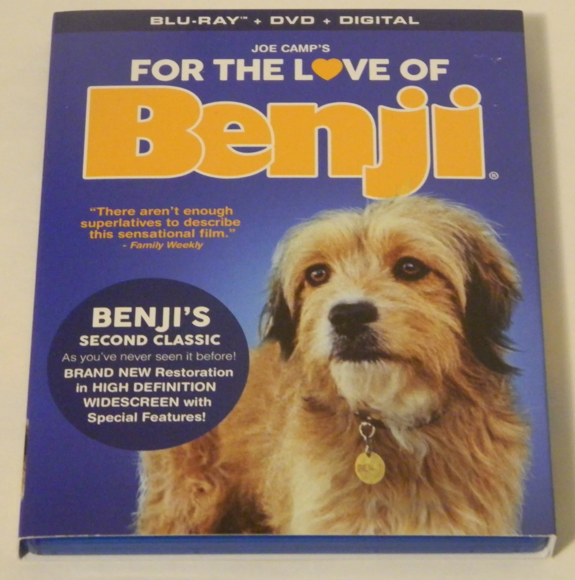 For the Love of Benji Blu-ray