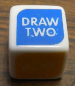 Draw Two Symbol UNO Dice