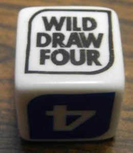 Wild Draw Four Symbol UNO Dice