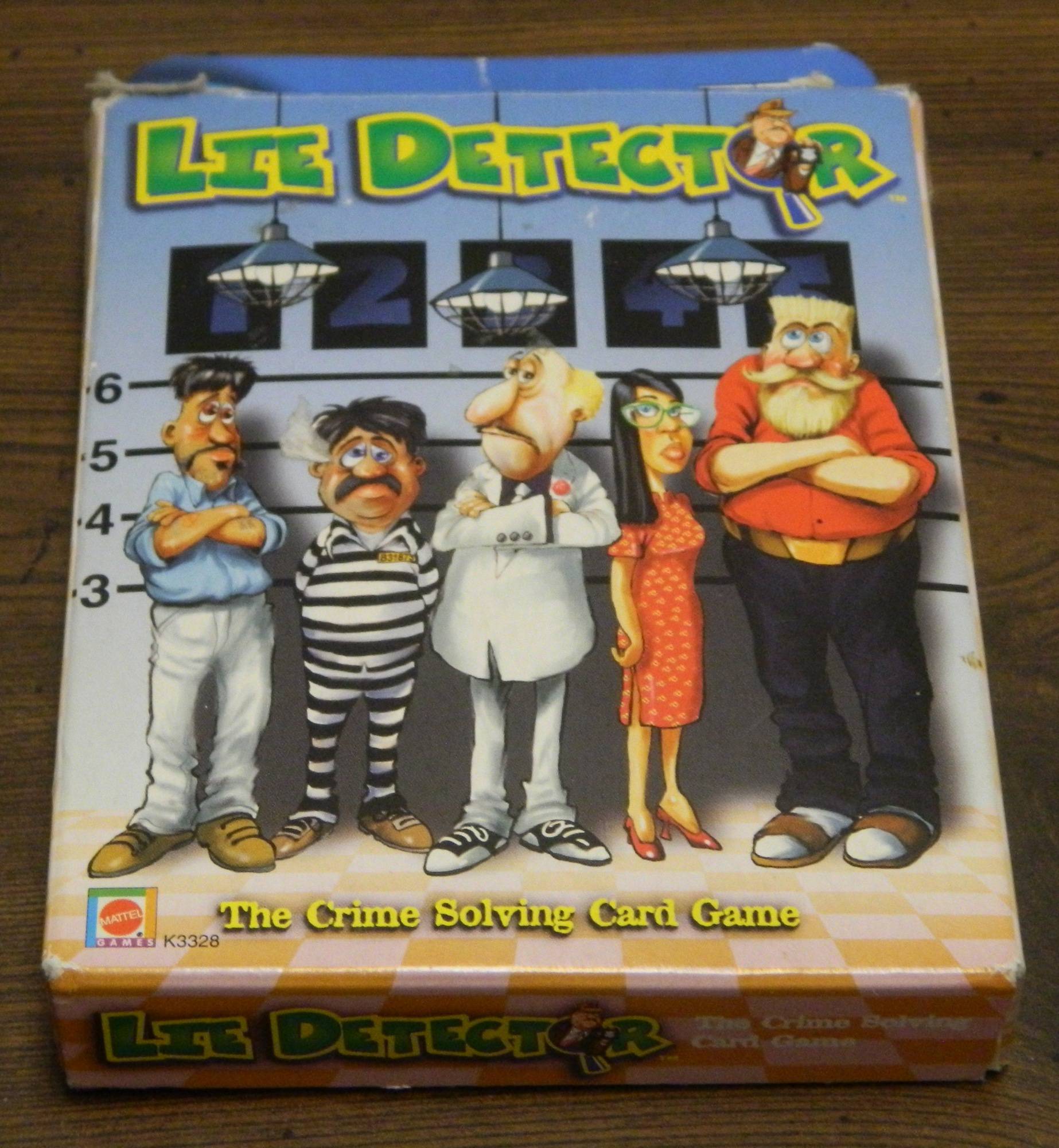Lie Detector The Crime Solving Card Game Review and Rules