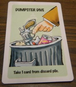 Dumpster Dive in Lie Detector The Crime Fighting Card Game