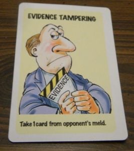 Evidence Tampering in Lie Detector The Crime Fighting Card Game