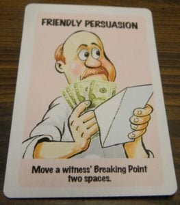 Friendly Persuasion Card in Lie Detector The Crime Fighting Card Game