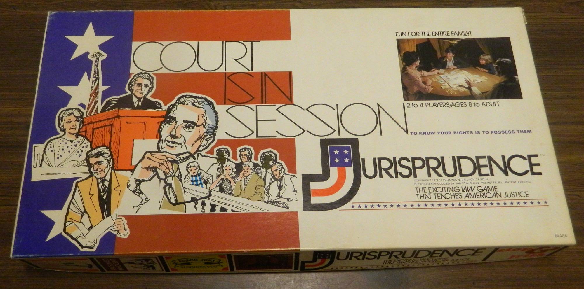 Jurisprudence AKA Trial Lawyer Board Game Review and Rules
