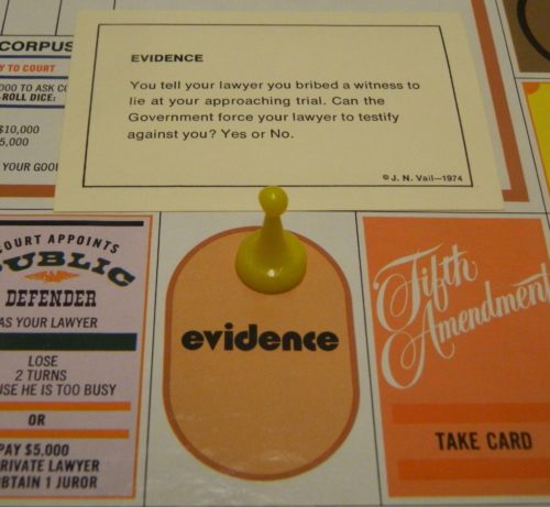 Evidence Card in Jurisprudence