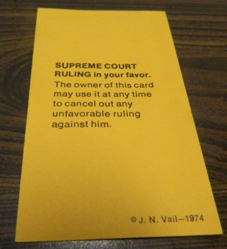 Supreme Court Card in Jurisprudence