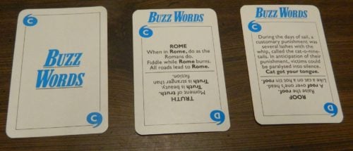 Buzz Words in Game of Quotations