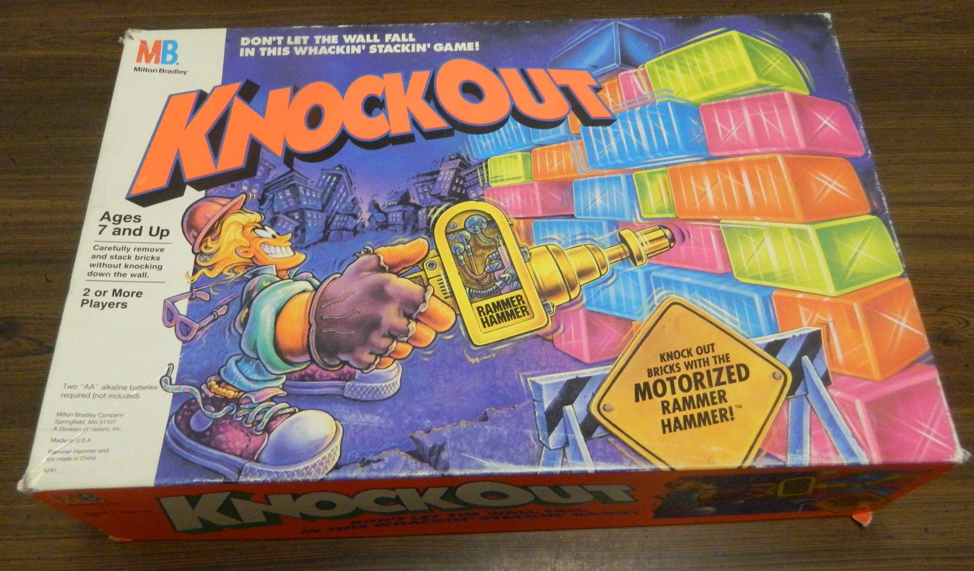 Knockout (1991) Board Game Review and Rules