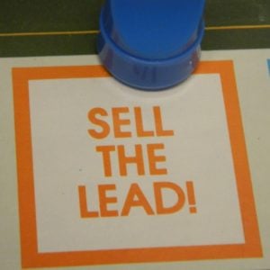 Sell the Lead Space in Doubletrack