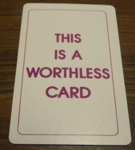Worthless Card in Doubletrack
