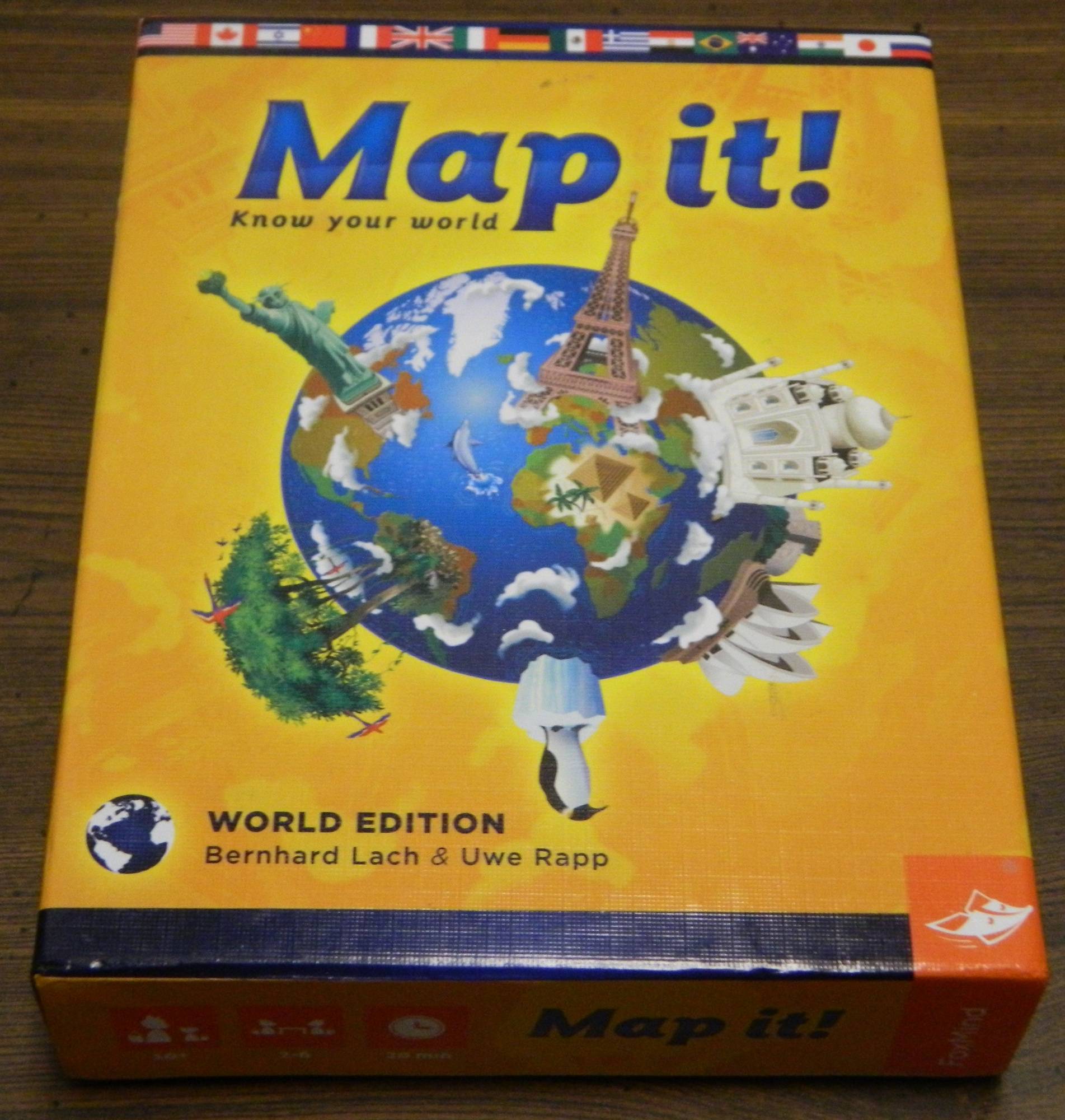 Map It! World Edition Board Game Review and Rules
