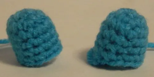 Crocheted Legs for Beebo