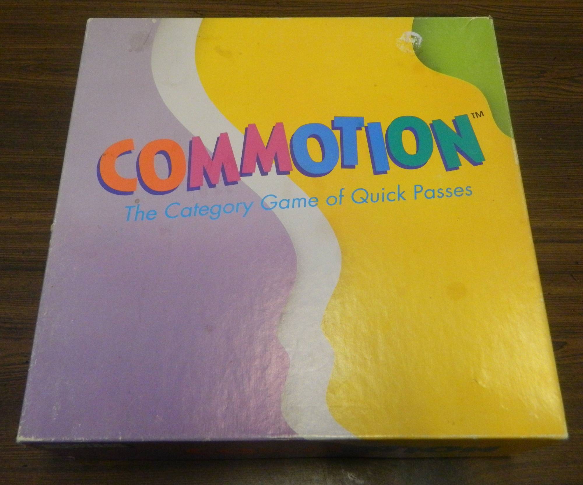 Commotion Board Game Review and Rules