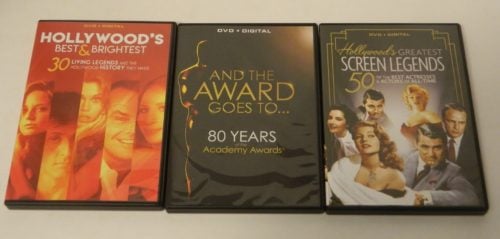 Golden History of Hollywood DVD Contents