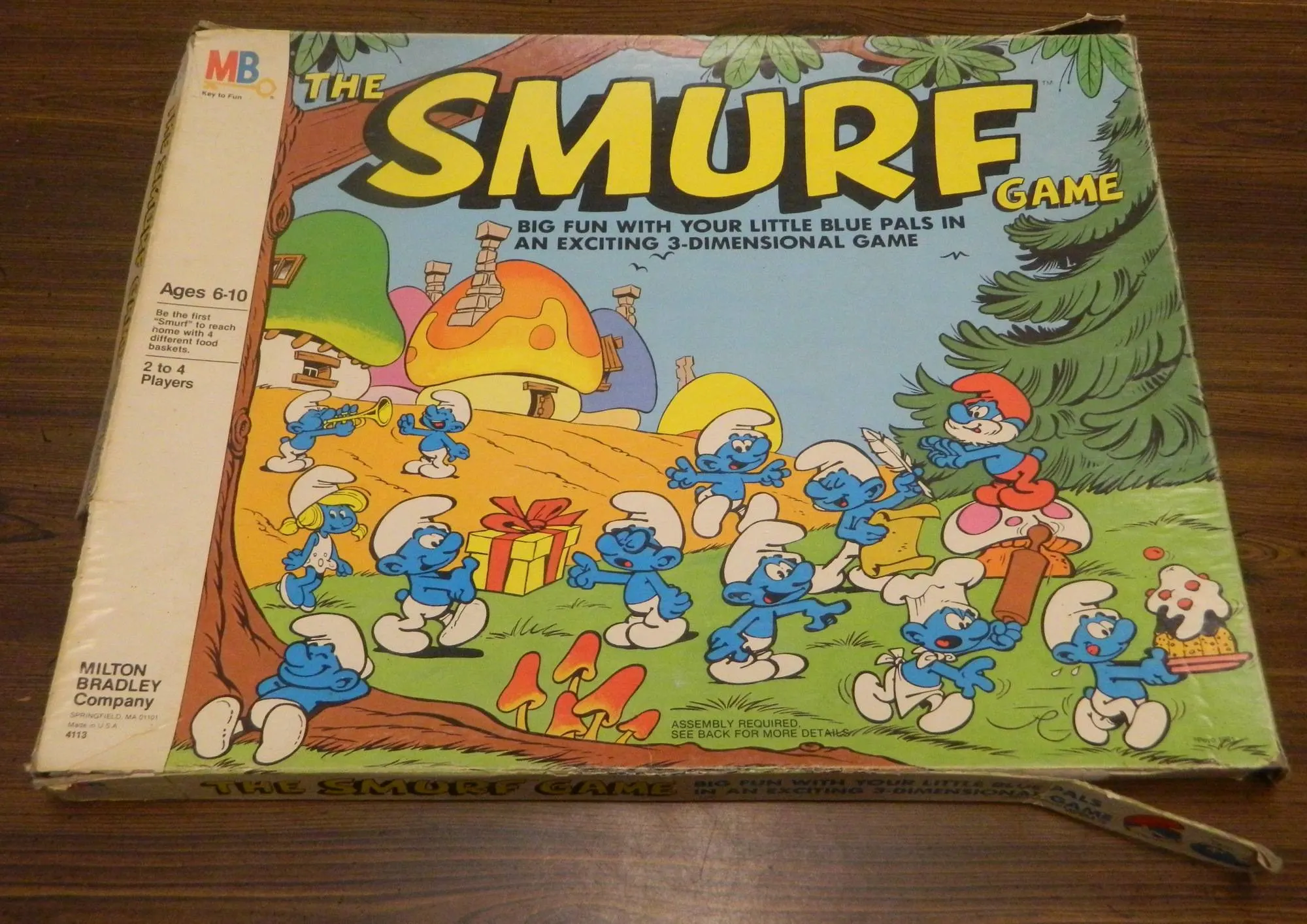 The Smurf Game (1981) Board Game Review and Rules - Geeky Hobbies