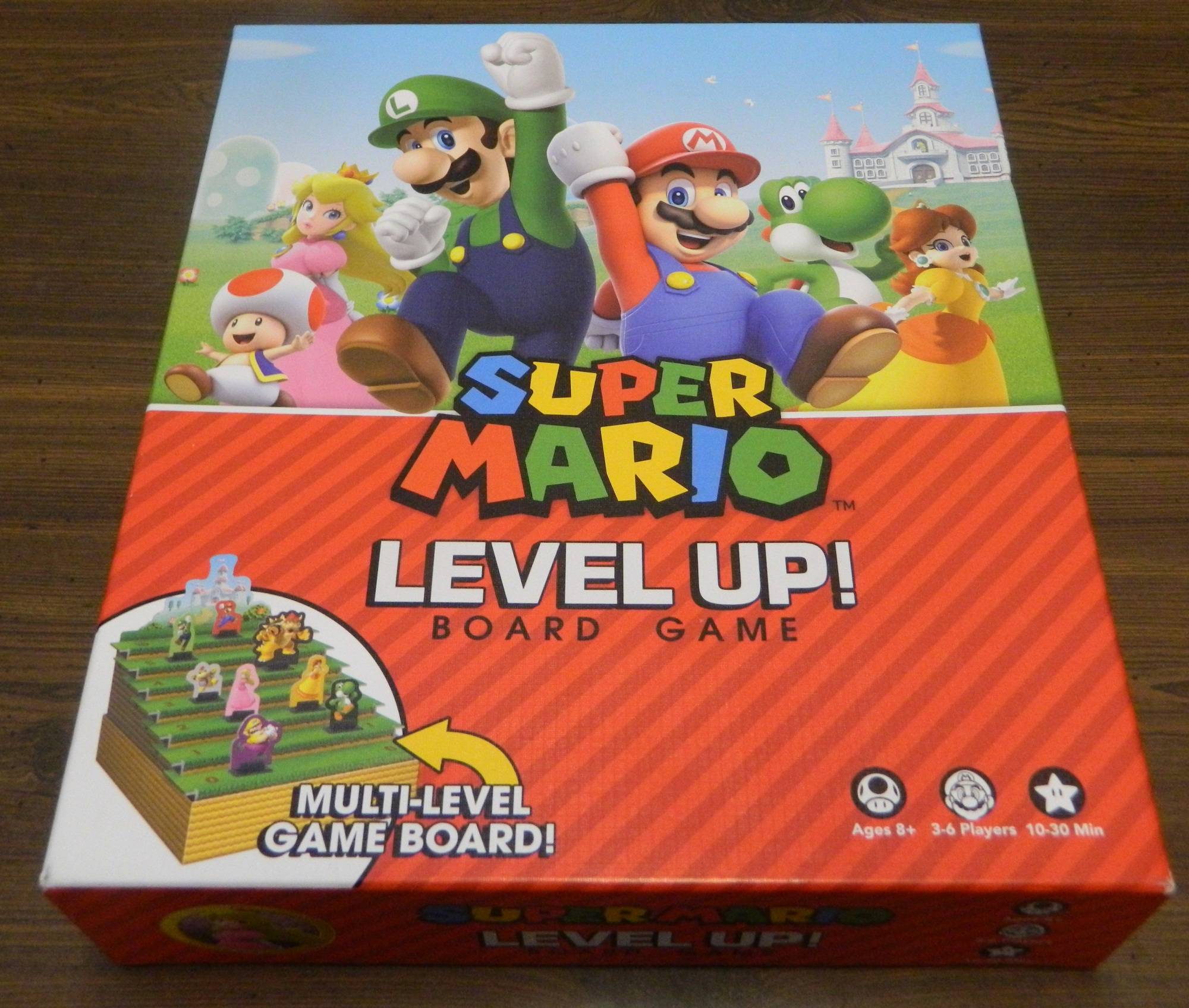 Super Mario Level Up! Board Game Review and Rules