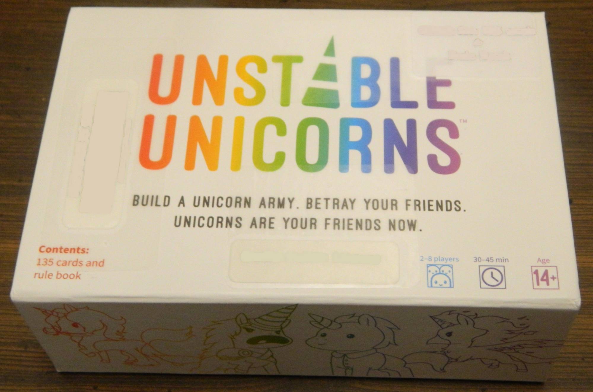 Box for Unstable Unicorns