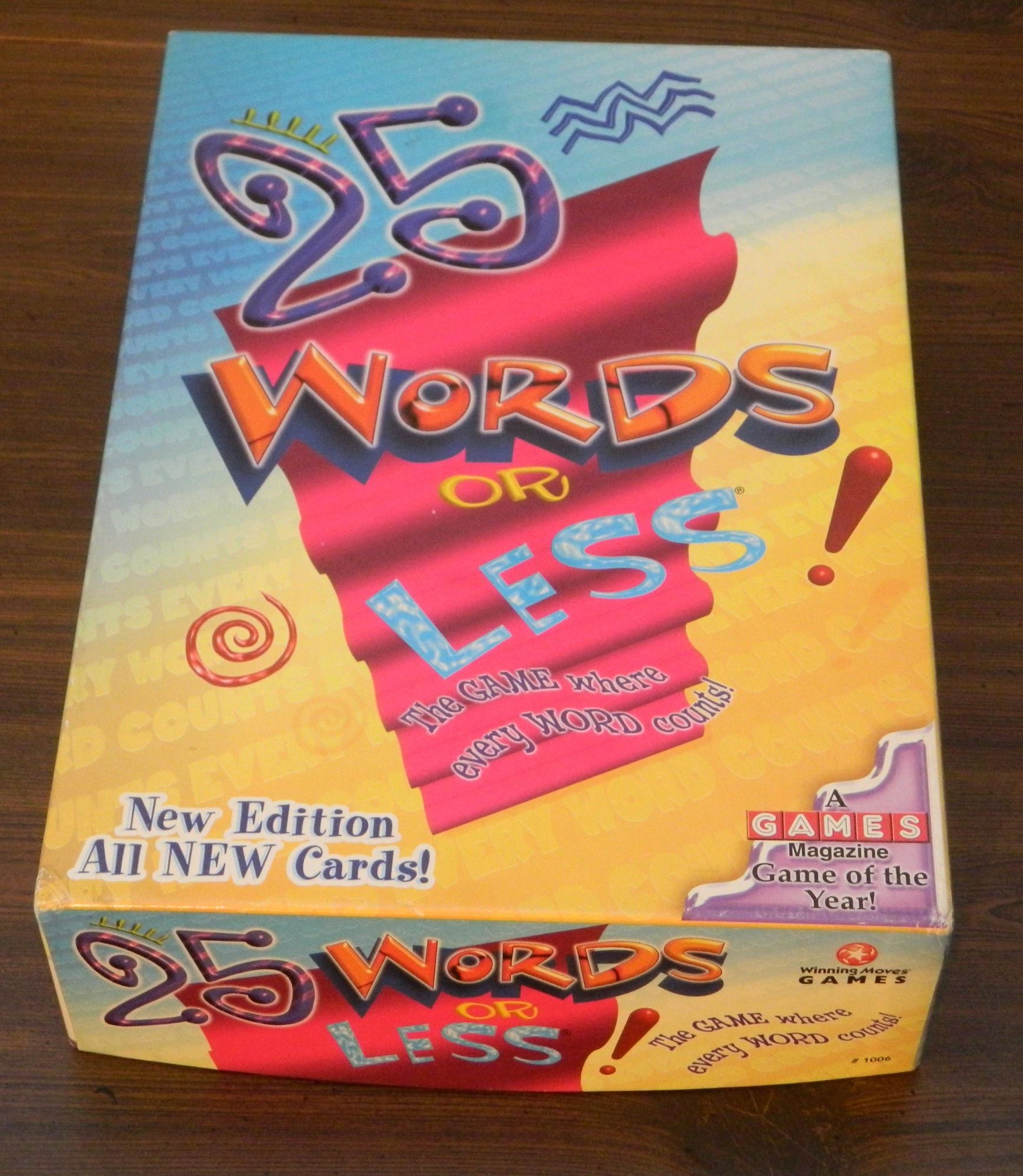 Box for 25 Words or Less