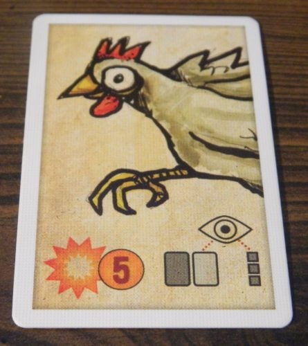 Chicken Card in Bomb Squad Academy
