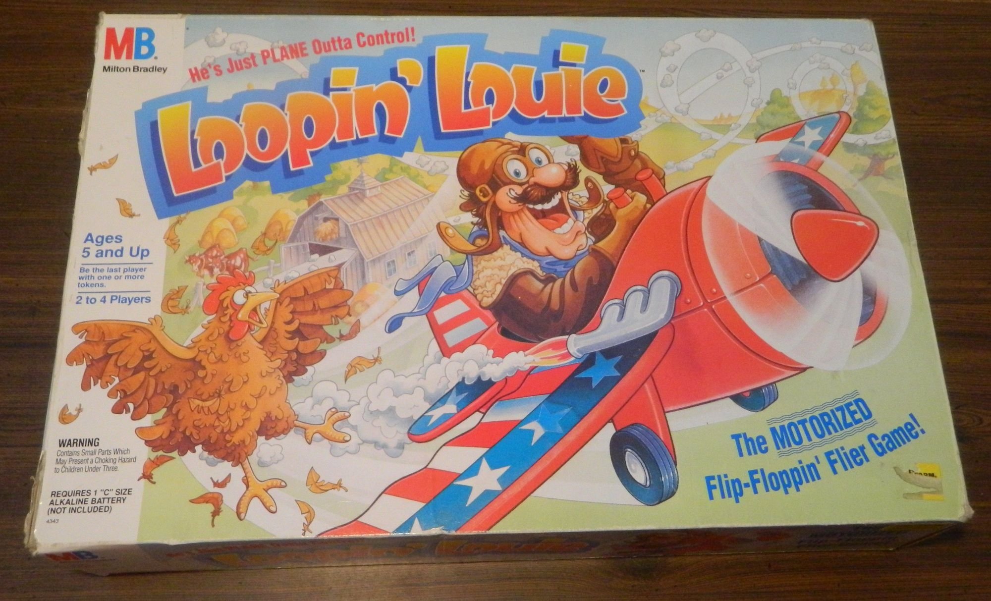 Loopin’ Louie Interactive Family Board Game for Kids Aged 4 and Up 