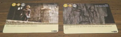 Chosen Plot Cards in Game of Thrones Card Game