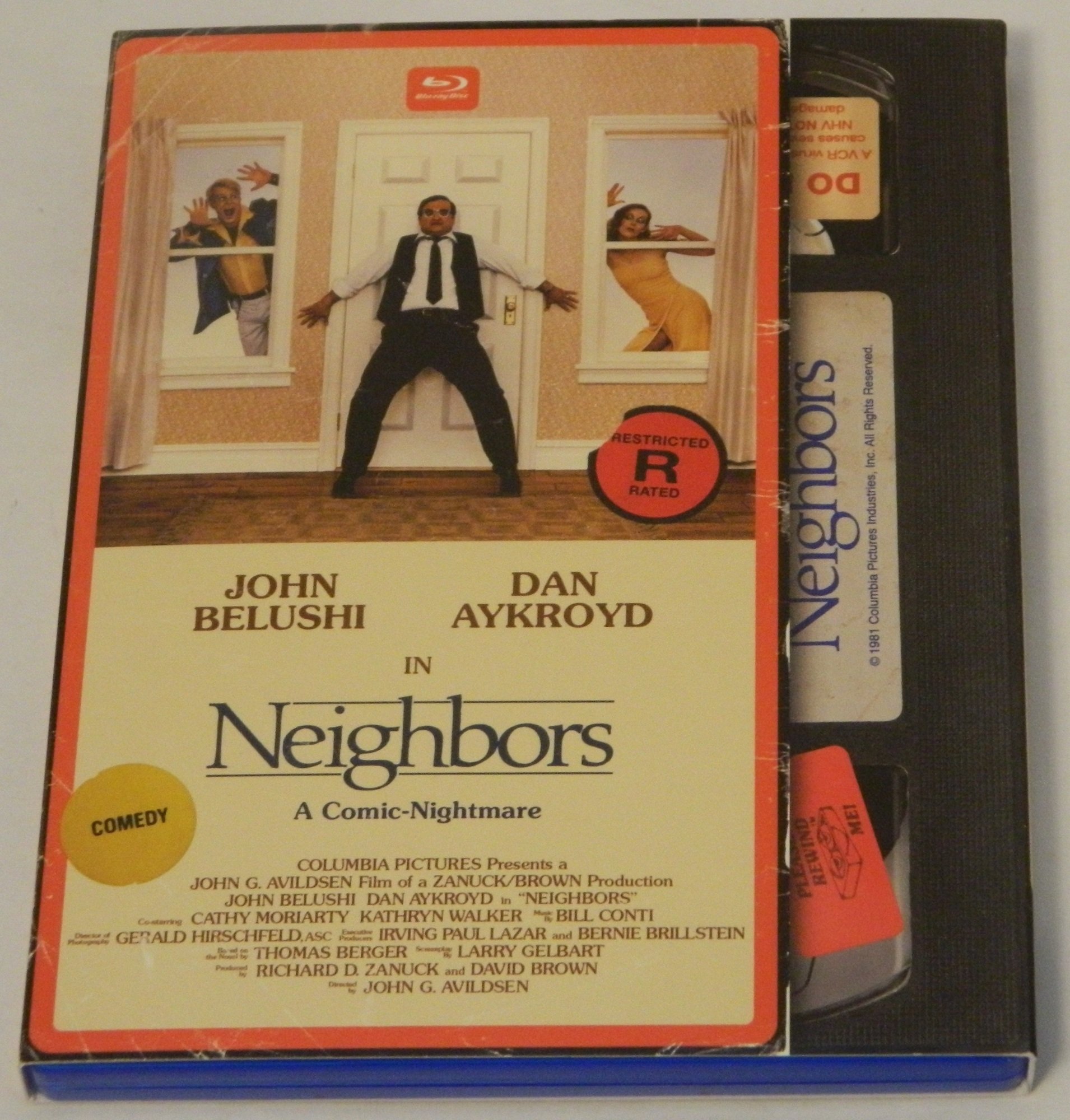 Neighbors (1981) Blu-ray Review (and Mill Creek Entertainment Retro VHS Cover Art Wave 2 Releases)