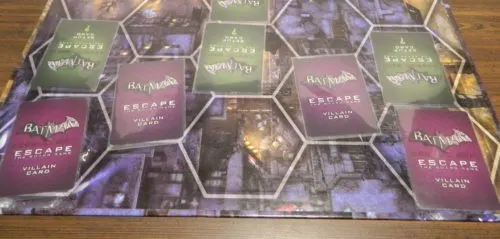 Place Villain Cards in Batman Arkham City Escape