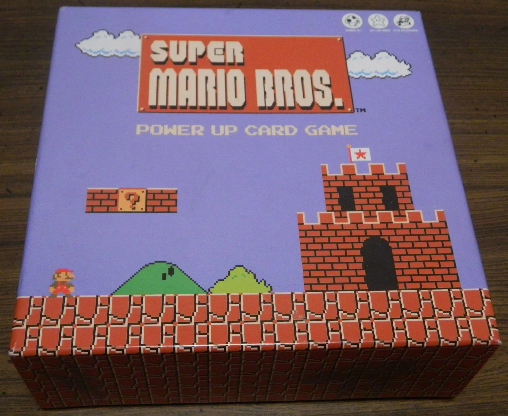 Box for Super Mario Bros. Power Up Card Game