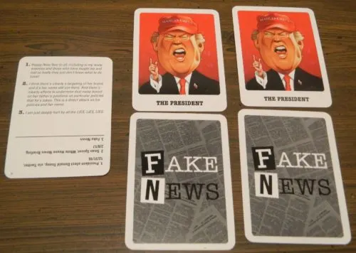 Playing Cards in Fake New Real News