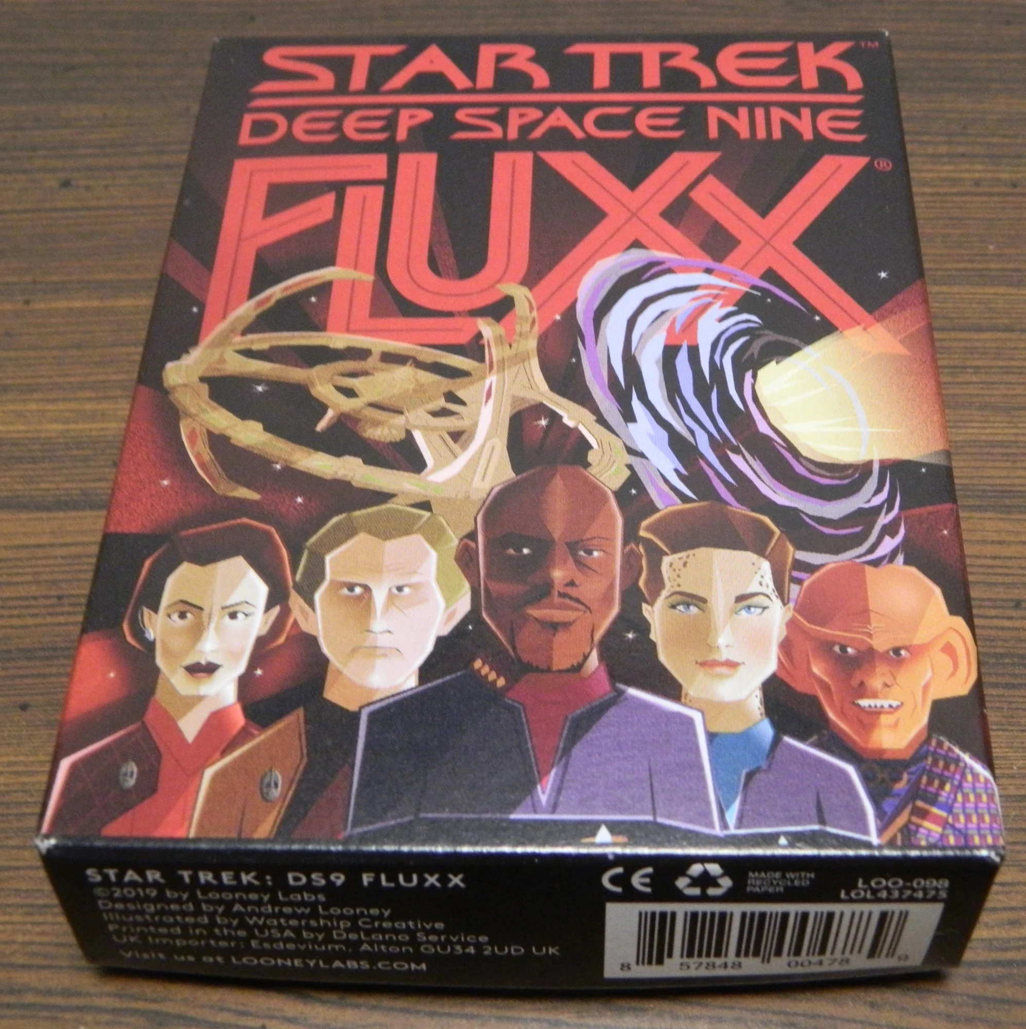 Box for Star Trek Deep Space Nine Fluxx