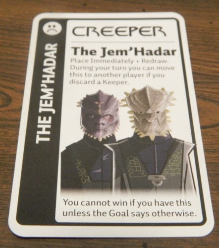 Creeper Card in Star Trek Deep Space Nine Fluxx