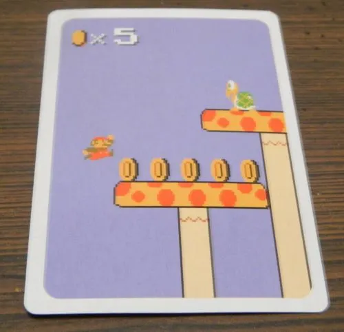 Level Card in Super Mario Bros. Level Up Card Game