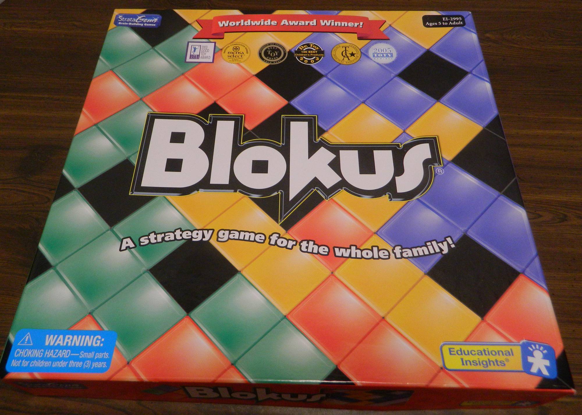 Blokus Game Replacement Parts Pieces Red Yellow Green Blue Educational Insights 