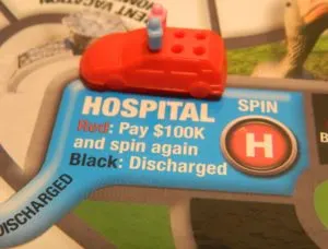 Hospital Space in Game of Life: Extreme Reality
