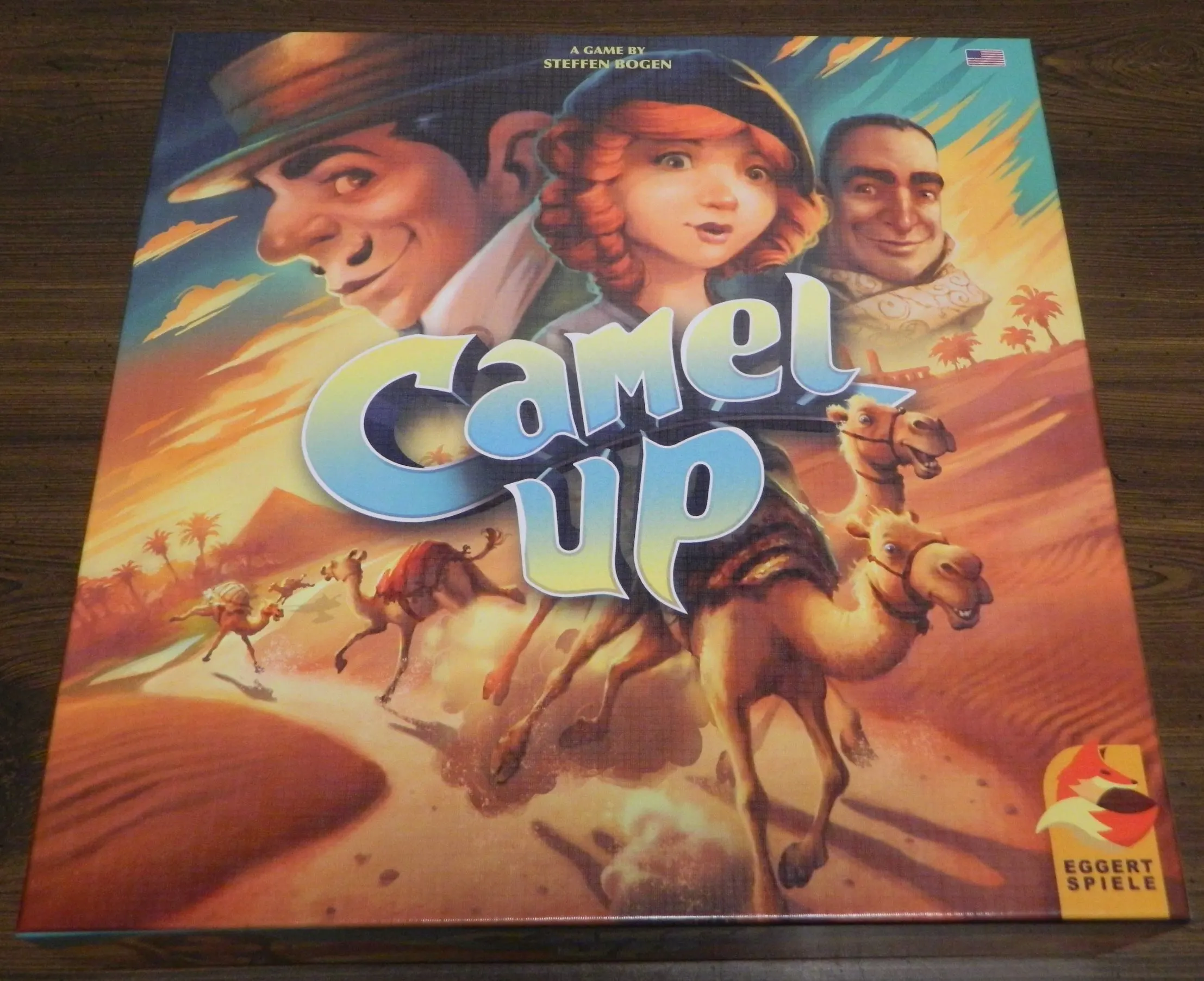 Camel Up: Off Season swaps the board game's racing for bidding on bazaars