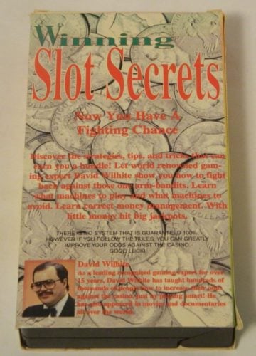 Winning Slot Secrets Now You Have a Fighting Chance VHS Back