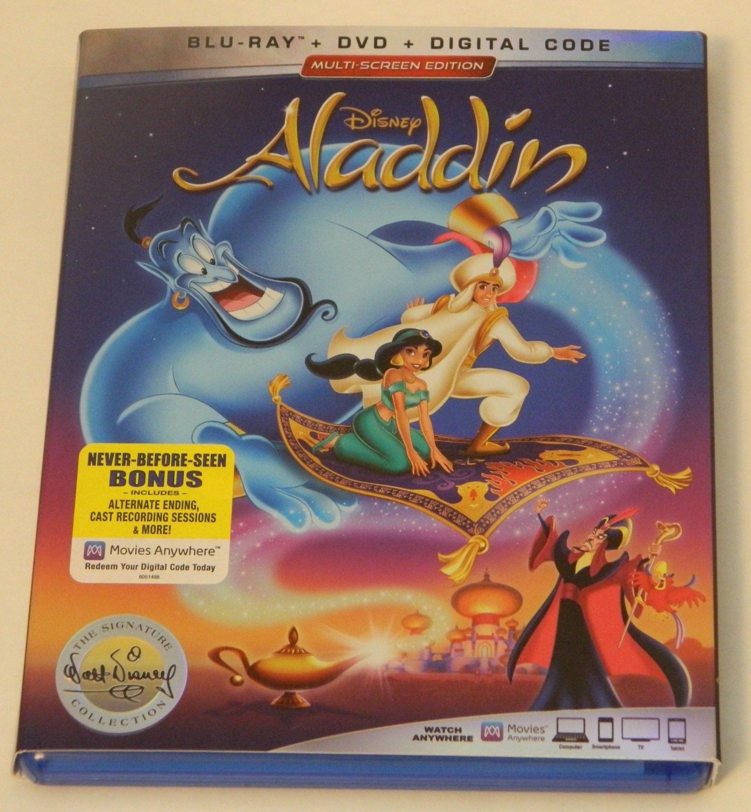 Aladdin (1992): Walt Disney Signature Collection Blu-ray Review - Geeky  Hobbies