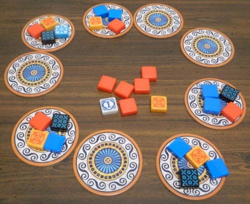 Grabbing Tiles From the Center in Azul
